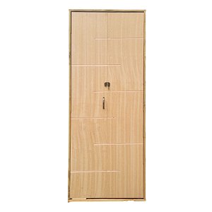 Kit Completo Porta Camarão Florença Imbuia C/Fecho + Batente Ecológico Tingido Imbuia de 11cm