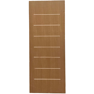 Folha de Porta Cristal Imbuia - Apenas a Folha