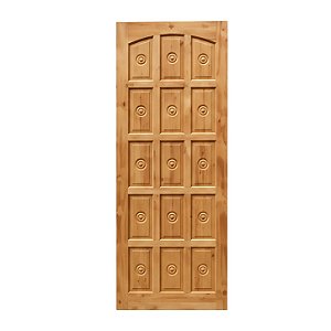 Folha de Porta Maciça Torneada 15 Alm Eco 82cm - Apenas a Folha