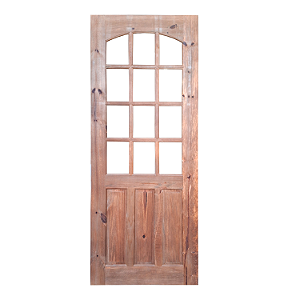 Folha de Porta Maciça Camponesa 82cm - Apenas a Folha