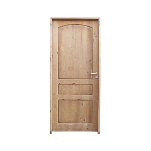 Kit Completo Porta Onix Eco Maciça 82cm + Fechadura Externa Modena + Batente Ecológico Tingido Imbuia
