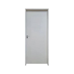 Kit Porta Completa Lisa Primer 72cm + Fechadura Interna Modena + Batente Ecológico Primer