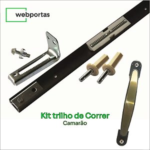 Kit Completo Porta Lisa Camarão Imbuia S/Fecho + Batente Ecológico Tingido Imbuia de 11cm