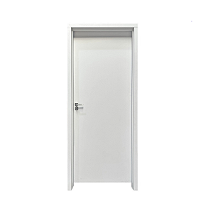 Kit Porta Branca 72cm + MDF Regulável já Acabada e com Guarnição + Fechadura Externa Modena