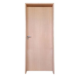 Kit Porta Completa Lisa Curupixá + Fechadura Modena + Batente Eucalipto c/Emenda