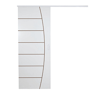 Kit Porta de Correr Belíssima Primer no Kit Trilho Sobrepor