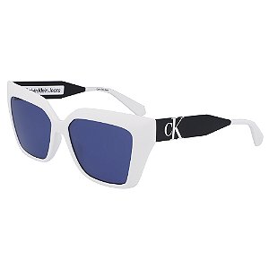 Óculos de Sol Calvin Klein Jeans CKJ22639S 100 - Branco 55