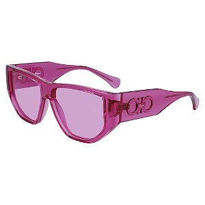 Óculos de Sol Ferragamo SF1077S 664 - Rosa 56