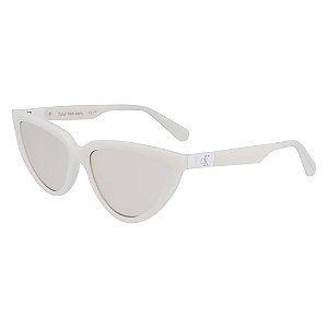 Óculos de Sol Calvin Klein Jeans CKJ23658S 100 - Branco 56