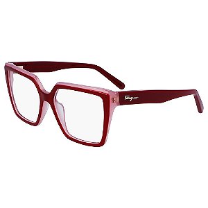 Armação de Óculos Ferragamo SF2950 614 - Vermelho Crystal 54