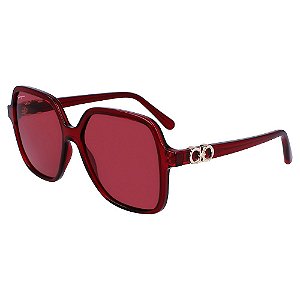 Óculos de Sol Ferragamo SF1083S 612 - Vermelho Crystal 57