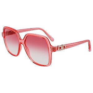 Óculos de Sol Ferragamo SF1083S 840 - Rosa Coral Crystal 57