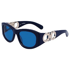 Óculos de Sol Ferragamo SF1082S 414 - Azul 53