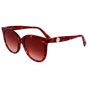 Óculos de Sol Longchamp LO731S 640 - Vermelho Havana 54