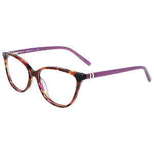 Armação de Óculos Marchon NYC M-5014 540 - Marrom Tortoise 52