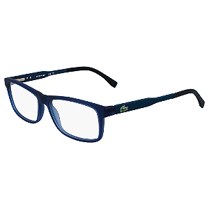 Armação de Óculos Lacoste L2876 410 - Azul Crystal Fosco 55