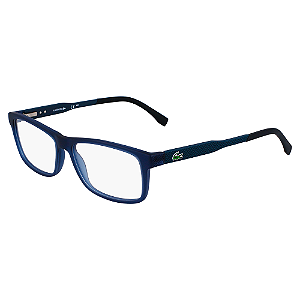 Armação de Óculos Lacoste L2876 410 - Azul Crystal Fosco 53