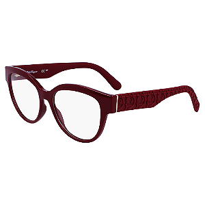 Armação de Óculos Ferragamo SF2957E 601 - Vermelho Burgundy 54