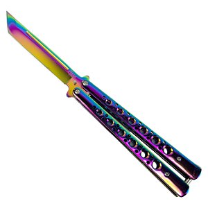 Canivete Butterfly Rainbow Fade CS4