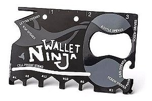 Cartao Multi Ferramentas Use Carteira 18 Em 1 Ninja Wallet