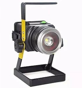 Lanterna Holofote Refletor Tático Led T6 Com Ajuste De Zoom