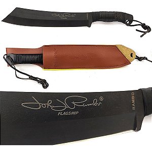 Facão Rambo First Blood 4 Iv Aço Carbono Machete Machadinha