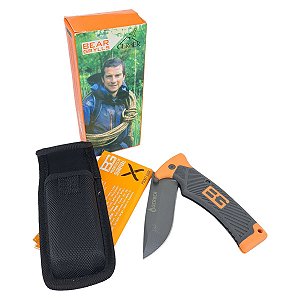 Canivete Bear Grylls Lâmina lisa com Bainha