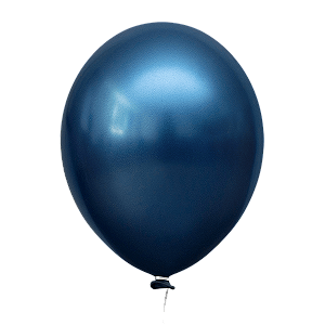 Balão Alumínio Azul Meia Noite 9''