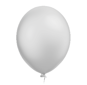 Balão Perolizado Candy Prata 9''
