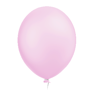 Balão Perolizado Candy  Rosa Bebe 9''