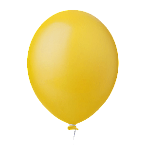Balão Liso Amarelo 9''