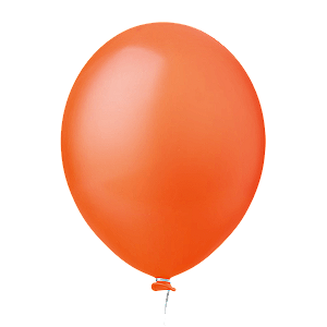 Balão Liso Laranja 9''