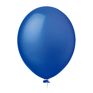 Balão Liso Azul Escuro 9''