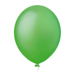 Balão Liso Verde Citrus 9''