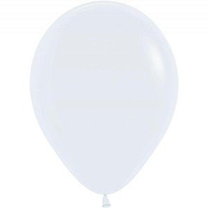 Balão Látex Fashion Branco Sempertex 12"