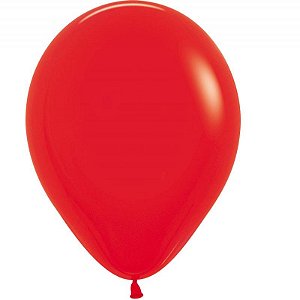 Balão Látex Fashion Vermelho Sempertex 12"