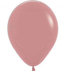 Balão Látex Fashion Rosa Chá Sempertex 12"