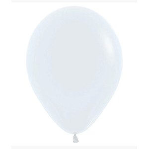 Balão Latex Fashion Branco 5¨Sempertex