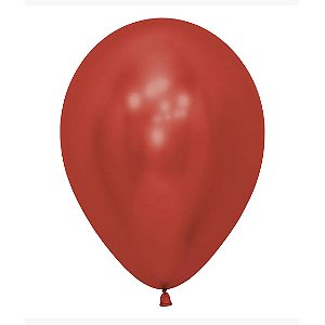 Balão Látex Reflex Vermelho 5" Sempertex