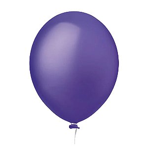 Balão Latex Liso Violeta 11'' Happy Day