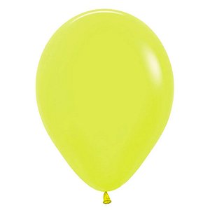 Balão Latex Neon Amarelo 24" Sempertex