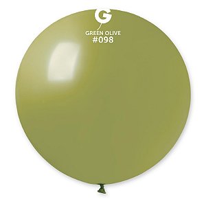 Balão Standard Green Olive 31" Gemar