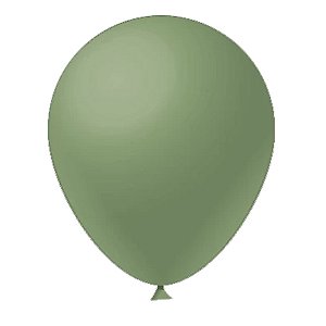 Balão FestBall 5" Liso Verde Eucalipto