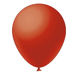 Balão FestBall 12" Liso Vermelho
