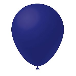Balão FestBall 9" Liso Cristal Azul Cobalto