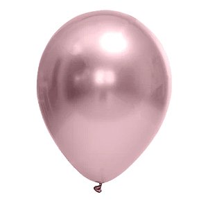 Balão FestBall 12" Cromado Rosa