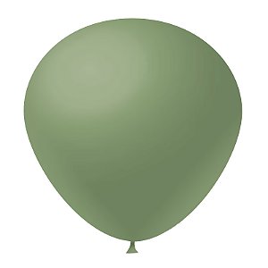 Balão FestBall 250" Big Liso Verde Eucalipto
