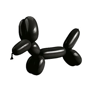 Balão FestBall 260" Canudo Liso Preto