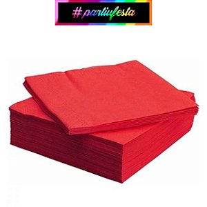 Guardanapo de Papel Vermelho #partiufesta