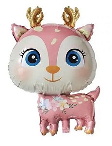 Balão Rena Rosa